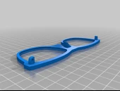 Byr 3D baskılı güneş gözlüğü (kolay) (Sadece Plastik Aparattır!!!) 3D - 3