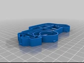 Byr Austin Yedi İnci ve Yakut Kurabiye Kesici (Sadece Plastik Aparattır!!!) 3D - 2