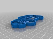 Byr Austin Yedi İnci ve Yakut Kurabiye Kesici (Sadece Plastik Aparattır!!!) 3D - 1