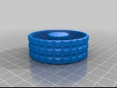 Byr Kahve Distribütörü Espresso Tesisat Aracı 58 (58.5) mm, ayarlanabilir yükseklik (Sadece Plastik Aparattır!!!) 3D - 3