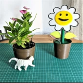 Byr Robotik çiçek (bitkilerde nemi tespit eder) (Sadece Plastik Aparattır!!!) 3D thumbnail 1