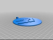 Byr Yarasalar madalyonu (Sadece Plastik Aparattır!!!) 3D - 3