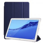 Huawei T5 10 inc Zore Smart Cover Standlı 1-1 Kılıf - 1