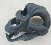 Byr Köpek Kafatası Maskesi (Orta Köpek Kafatası Maskesi) (Sadece Plastik Aparattır!!!) 3D - 2