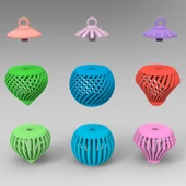 Byr Noel Topları (Sadece Plastik Aparattır!!!) 3D - 1