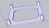 Byr Mount XH-M544 Amplifikatör (Sadece Plastik Aparattır!!!) 3D - 1
