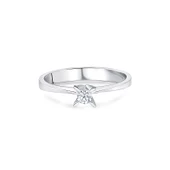 0.12ct Tektaş Pırlanta Yüzük-14k thumbnail 2