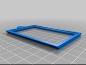 Byr Anahtar Yüzük İçin Kimlik Tutucu (Sadece Plastik Aparattır!!!) 3D - 4