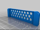 Byr Bal tarağı kesikli raf (Sadece Plastik Aparattır!!!) 3D - 3