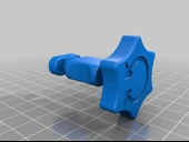 Byr 22mm çubuk için duş başlığı (Sadece Plastik Aparattır!!!) 3D thumbnail 2