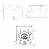 Römork Soketi - 13 Pin - 2