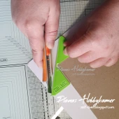 Byr Scrapbooking/ kitap bağlama için köşe kesme aracı (Sadece Plastik Aparattır!!!) 3D - 3