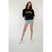 İzmir Mafia Kapüşonlu Kadın Sweatshirt - 4