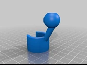 Byr Duş başlığı tutucu düzeltme (Sadece Plastik Aparattır!!!) 3D thumbnail 2