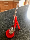 Byr Çay kaşığı tutucu V3 (şimdi çatal ve kalemleri tutuyor!) (Sadece Plastik Aparattır!!!) 3D - 2