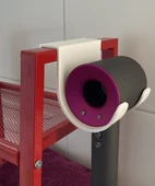 Byr Ikea Lerberg rafı için Dyson saç kurutma makinesi sahibi (Sadece Plastik Aparattır!!!) 3D thumbnail 3