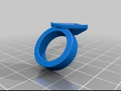 Byr BFF Dostluk Üçlü Gem Yüzük Çift Renk (Sadece Plastik Aparattır!!!) 3D - 4
