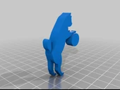 Byr Kedi Çay Poşeti Tutucu Kedi Çay Poşeti Tutucu (Sadece Plastik Aparattır!!!) 3D - 3