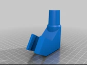 Byr Duş Başlığı Asıksı Adaptörü - 30 ° açı, 5 cm daha yüksek (Sadece Plastik Aparattır!!!) 3D thumbnail 4