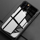 Apple iPhone 11 Pro Max Kılıf Zore Dört Köşeli Lazer Silikon - 1