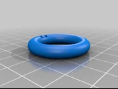 Byr Yüzük boyutu göstergeleri (ABD birimleri) (mm çapında) (Sadece Plastik Aparattır!!!) 3D - 4