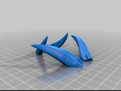 Byr Oni Siber Punk Maskesi- Geliştirilmiş Anker noktaları (Sadece Plastik Aparattır!!!) 3D - 3