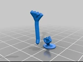 Byr Çok Fonksiyonlu El İzleme Bilezik V2 (Web Shooter Hazır) (Sadece Plastik Aparattır!!!) 3D thumbnail 1