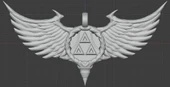 Byr Triforce Kolye - SLA (Sadece Plastik Aparattır!!!) 3D - 1