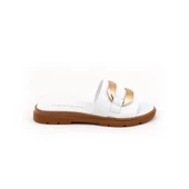 MAMMAMİA D25YT-1375 YUMUŞAK TOKALI DERİ ŞIKIDIM KADIN TERLİK thumbnail 2