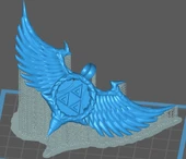 Byr Triforce Kolye - SLA (Sadece Plastik Aparattır!!!) 3D - 3