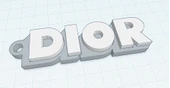 Byr Dior Anahtarı (Sadece Plastik Aparattır!!!) 3D - 3
