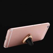 Zore Magnetic Air Vent Araç Telefon Tutucu Turuncu Vakumlu - 1