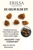 Sertifikalı Cüzdan Boy Aragonit Taşı Kütle Topraklayıcı Enerjiyle Denge Sakinlik Sağlar - 1