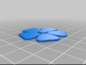 Byr Kalp Kolye Çok Renk (Sadece Plastik Aparattır!!!) 3D thumbnail 4