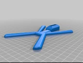 Byr Raf ile Maske Standı (Sadece Plastik Aparattır!!!) 3D thumbnail 3