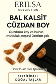 Sertifikalı Cüzdan Boy Ham Bal Kalsit Taşı Kütle Odaklanmayı Artırır ve Pozitif Enerji - 1