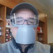 Byr Gözlük maskesi Covid-19 koruması (Sadece Plastik Aparattır!!!) 3D - 4