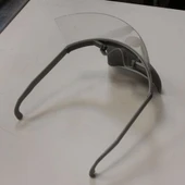 Byr Gözlük maskesi Covid-19 koruması (Sadece Plastik Aparattır!!!) 3D - 3