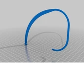 Byr Yazdırılabilir maske için kayışlar ve klipsler (Sadece Plastik Aparattır!!!) 3D - 1