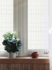D-c-fix 334-0047 Zigzag Desen Statik Cam Folyo (45cm x 1mt) - 3
