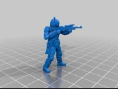 Byr Mandalor Tüfekçisi (Westar-35 Karabina, A280, TL-50, E-22) Çeşitleri (Sadece Plastik Aparattır!!!) 3D - 3