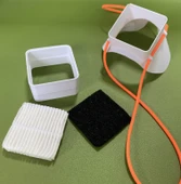 Byr Yeniden Kullanılabilir Yüz Maskesi - Yıkanabilir, Yüz Takma, Değiştirilebilir Hepa Filtre (Sadece Plastik Aparattır!!!) 3D - 3
