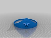 Byr Wonder Woman's Tiara ve Bilezikler (Sadece Plastik Aparattır!!!) 3D - 2