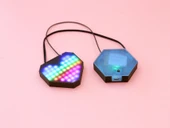 Byr NeoPixel LED Kalp Kolye (Sadece Plastik Aparattır!!!) 3D - 3