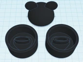 Byr Disney temalı yüzük kutusu (Sadece Plastik Aparattır!!!) 3D thumbnail 3