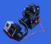 Byr Sony AS15 ve GoPro2/3 için Robog, Gimbal, bağımsız video stabilizatör (Sadece Plastik Aparattır!!!) 3D thumbnail 3