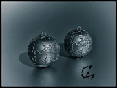 Byr Noel Ağacı Bauble - Dekoratif (Sadece Plastik Aparattır!!!) 3D - 1