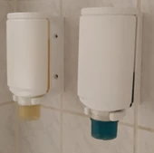 Byr Duş jel dağıtıcı tutucu Aqua Senses (doldurulabilir) (Sadece Plastik Aparattır!!!) 3D - 2