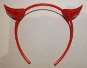 Byr Şeytan boynuzlu saç bandı (Sadece Plastik Aparattır!!!) 3D - 2