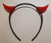 Byr Şeytan boynuzlu saç bandı (Sadece Plastik Aparattır!!!) 3D - 1